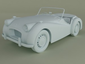 triumph tr1 prototype 3D Model