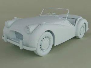 triumph tr1 prototype 3D Model