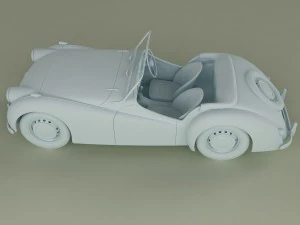 triumph tr1 prototype 3D Model