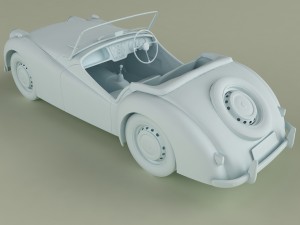 triumph tr1 prototype 3D Model