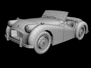 triumph tr1 prototype 3D Model