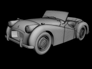 triumph tr1 prototype 3D Model