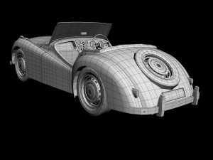 triumph tr1 prototype 3D Model