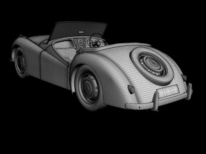 triumph tr1 prototype 3D Model
