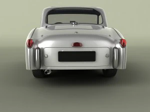 triumph tr2 francorchamps coupe 3D Model