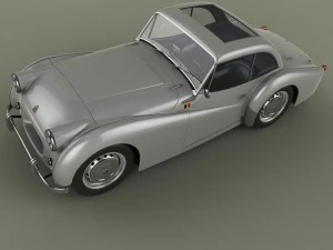 triumph tr2 francorchamps coupe 3D Model