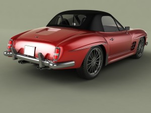Duesen bayern mystar 190 sl Modelo 3D
