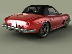 Duesen bayern mystar 190 sl 3D Model