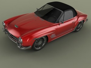 Duesen bayern mystar 190 sl Modelo 3D