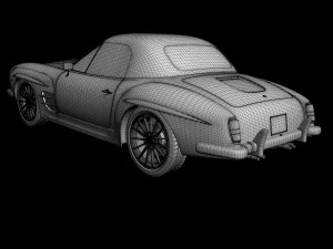 Duesen bayern mystar 190 sl 3D Model