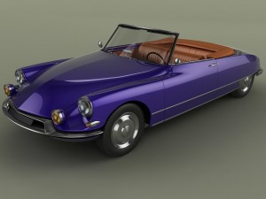 citroen ds 19 cabriolet 3D-Modell
