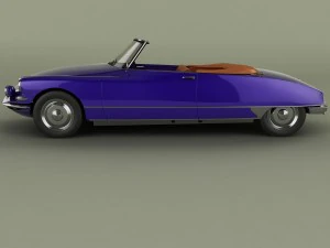 citroen ds 19 cabriolet 3D Model
