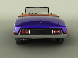 citroen ds 19 cabriolet 3D 模型