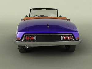 citroen ds 19 cabriolet 3D Model