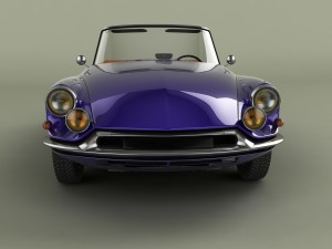 citroen ds 19 cabriolet 3D 模型