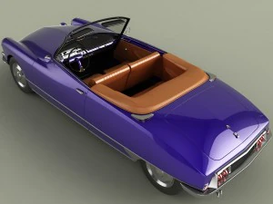 citroen ds 19 cabriolet 3D Model