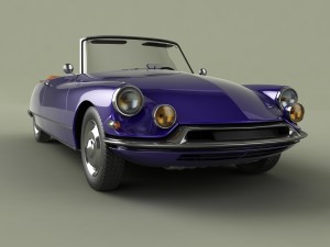 citroen ds 19 cabriolet 3D 模型