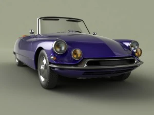 citroen ds 19 cabriolet 3D Model