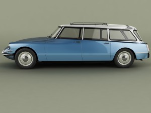 citroen ds 19 break 3Dモデル