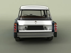 citroen ds 19 break 3D Model