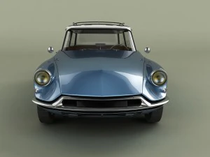 citroen ds 19 break 3D Model