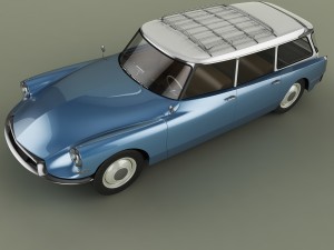 citroen ds 19 break 3Dモデル