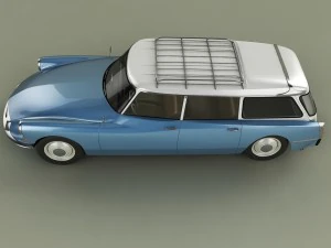 citroen ds 19 break 3D Model