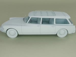 citroen ds 19 break 3Dモデル