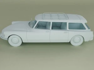 citroen ds 19 break 3D Model