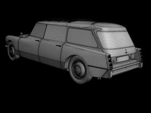 citroen ds 19 break 3D Model