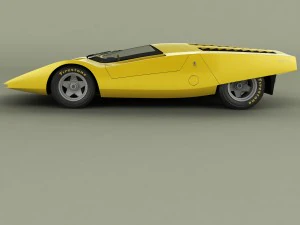 ferrari 512s berlinetta speciale concept 3D Model