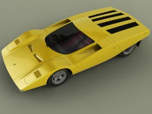 ferrari 512s berlinetta speciale concept 3D Model
