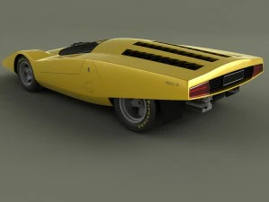 ferrari 512s berlinetta speciale concept 3D Model