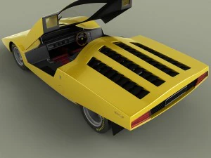 ferrari 512s berlinetta speciale concept 3D Model