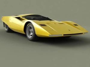ferrari 512s berlinetta speciale concept 3D Model
