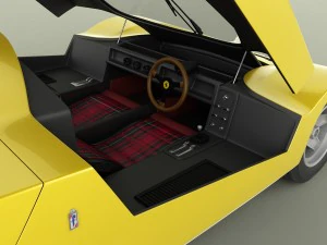 ferrari 512s berlinetta speciale concept 3D Model