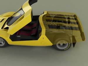 ferrari 512s berlinetta speciale concept 3D Model