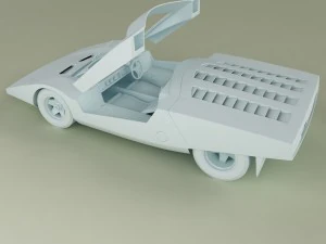 ferrari 512s berlinetta speciale concept 3D Model