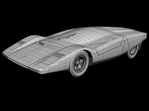 ferrari 512s berlinetta speciale concept 3D Model