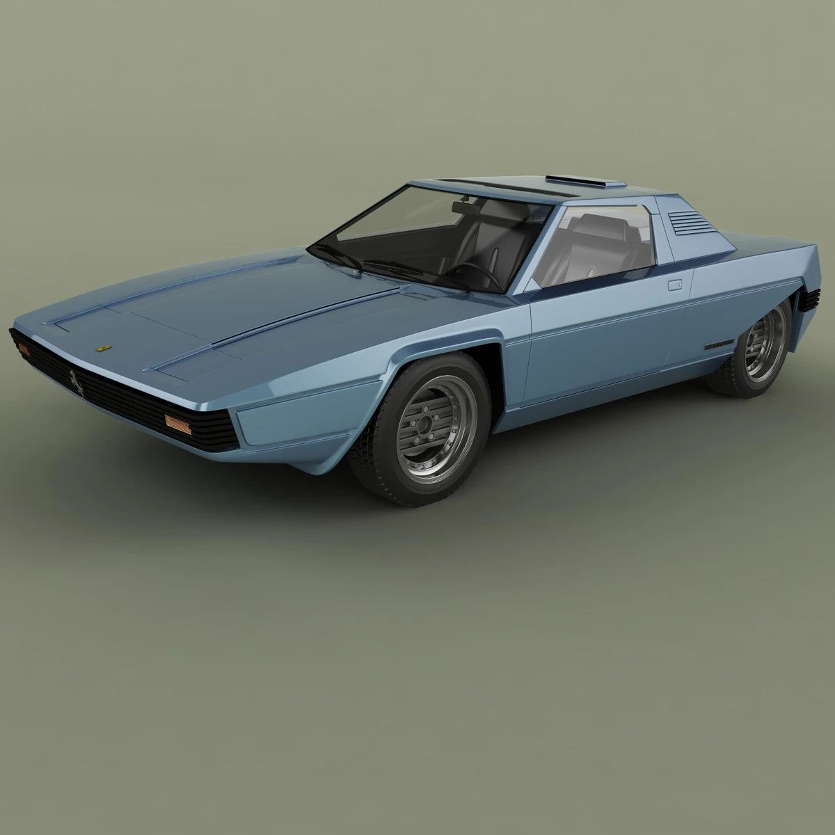ferrari rainbow 3D Model .c4d .max .obj .3ds .fbx .stl .blend 