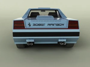 ferrari rainbow 3D Model