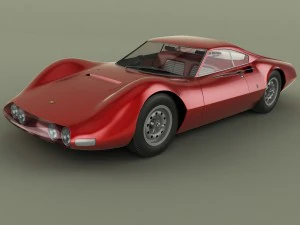 ferrari 206 p dino pininfarina berlinetta speciale Modello 3D
