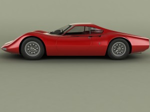 ferrari 206 p dino pininfarina berlinetta speciale 3Dモデル
