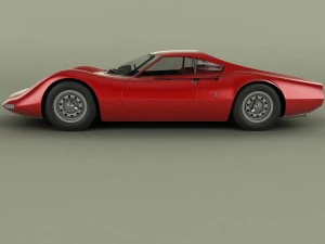 ferrari 206 p dino pininfarina berlinetta speciale 3D Model
