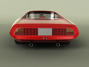 ferrari 206 p dino pininfarina berlinetta speciale 3D Model