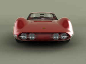 ferrari 206 p dino pininfarina berlinetta speciale 3Dモデル