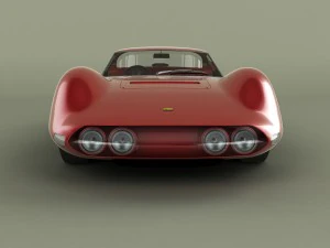 ferrari 206 p dino pininfarina berlinetta speciale 3D Model