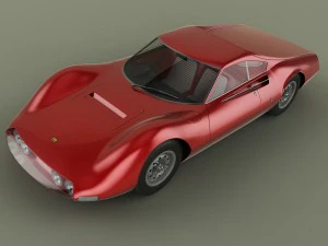 ferrari 206 p dino pininfarina berlinetta speciale 3D Model