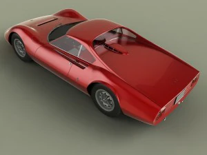 ferrari 206 p dino pininfarina berlinetta speciale 3D Model