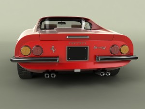 dino ferrari 246 gts 3D मॉडल